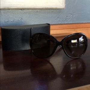 Prada Sunglasses Case Brown